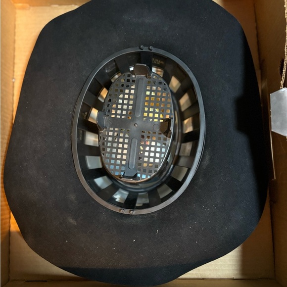 Stetson Vintage Riverton Black Western Wool Cowboy Hat Authentic Comes With Box - Picture 11 of 16